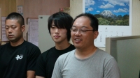 仲間が応援