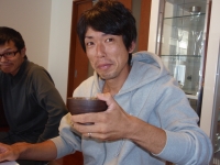 久々の食事に感激！