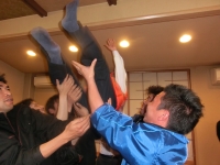 小っちゃい胴上げ